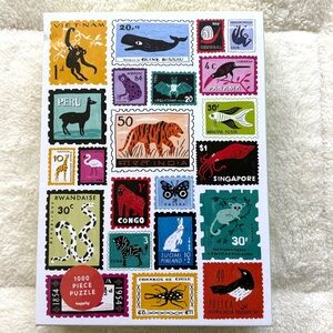 Happily Puzzles Stamped 1000 Piece Jigsaw Puzzle